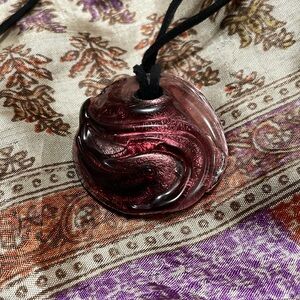 Murano Glass Pendant Necklace